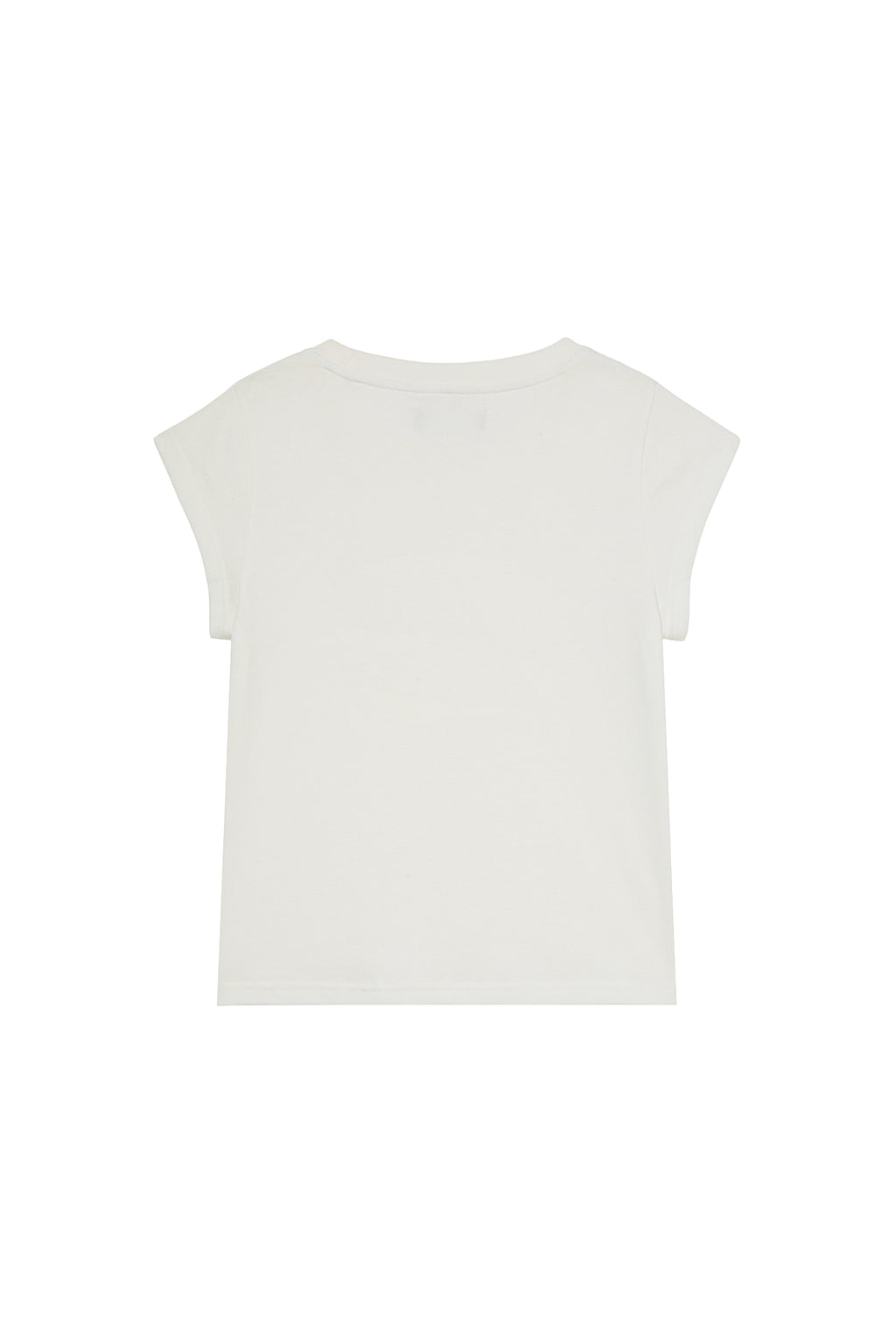 Deinet - Brushed Stitch Point Petit T-Shirt (White) product image 2 | TRAB K-Fashion Australia