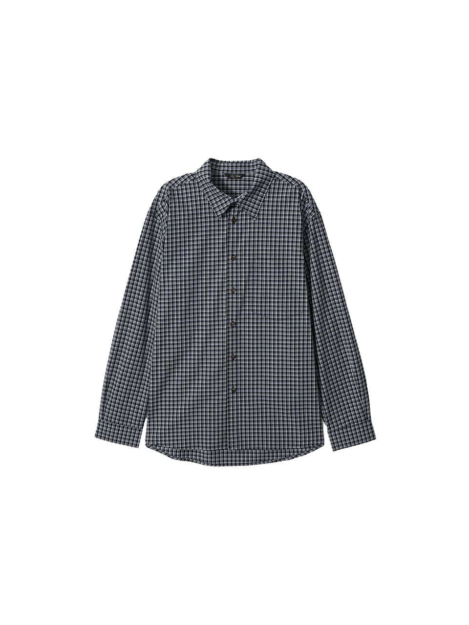 Kijun - Soft Check Shirt (Blue) product image 8 | TRAB K-Fashion Australia
