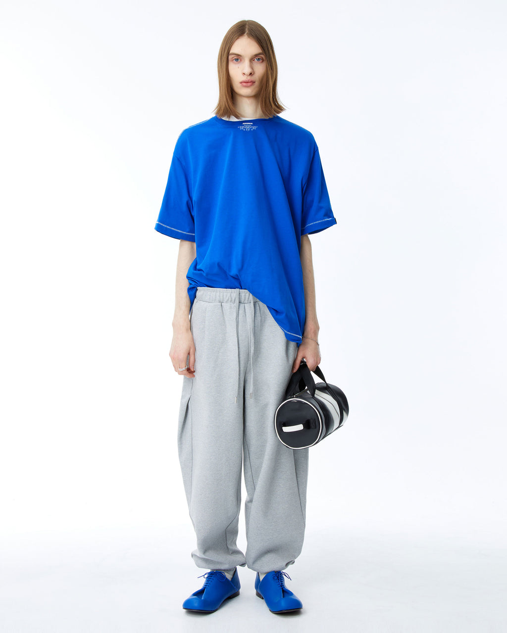 Ader Error - Caef logo t-shirt (Z-Blue) product image 1 | TRAB K-Fashion Australia