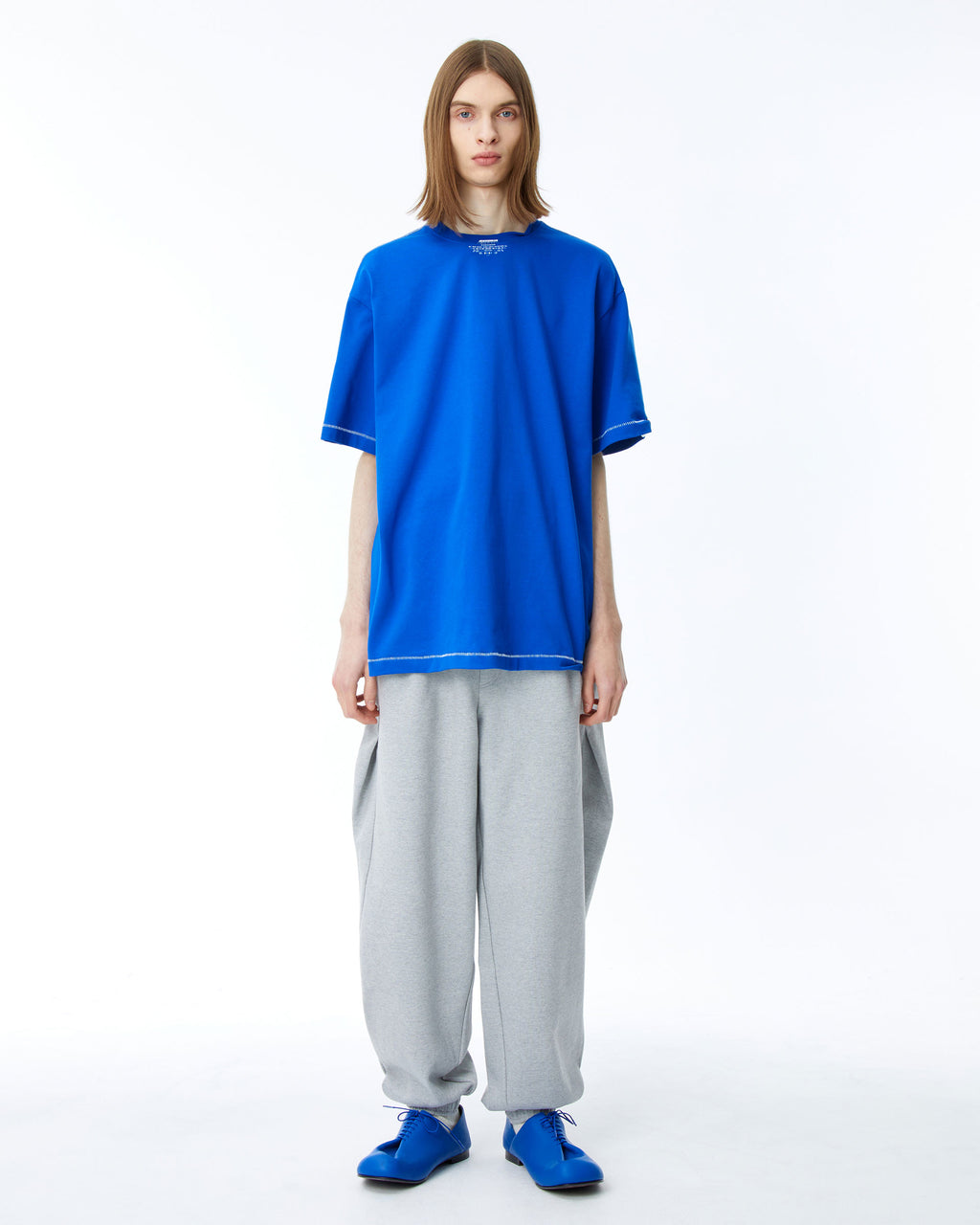 Ader Error - Caef logo t-shirt (Z-Blue) product image 3 | TRAB K-Fashion Australia
