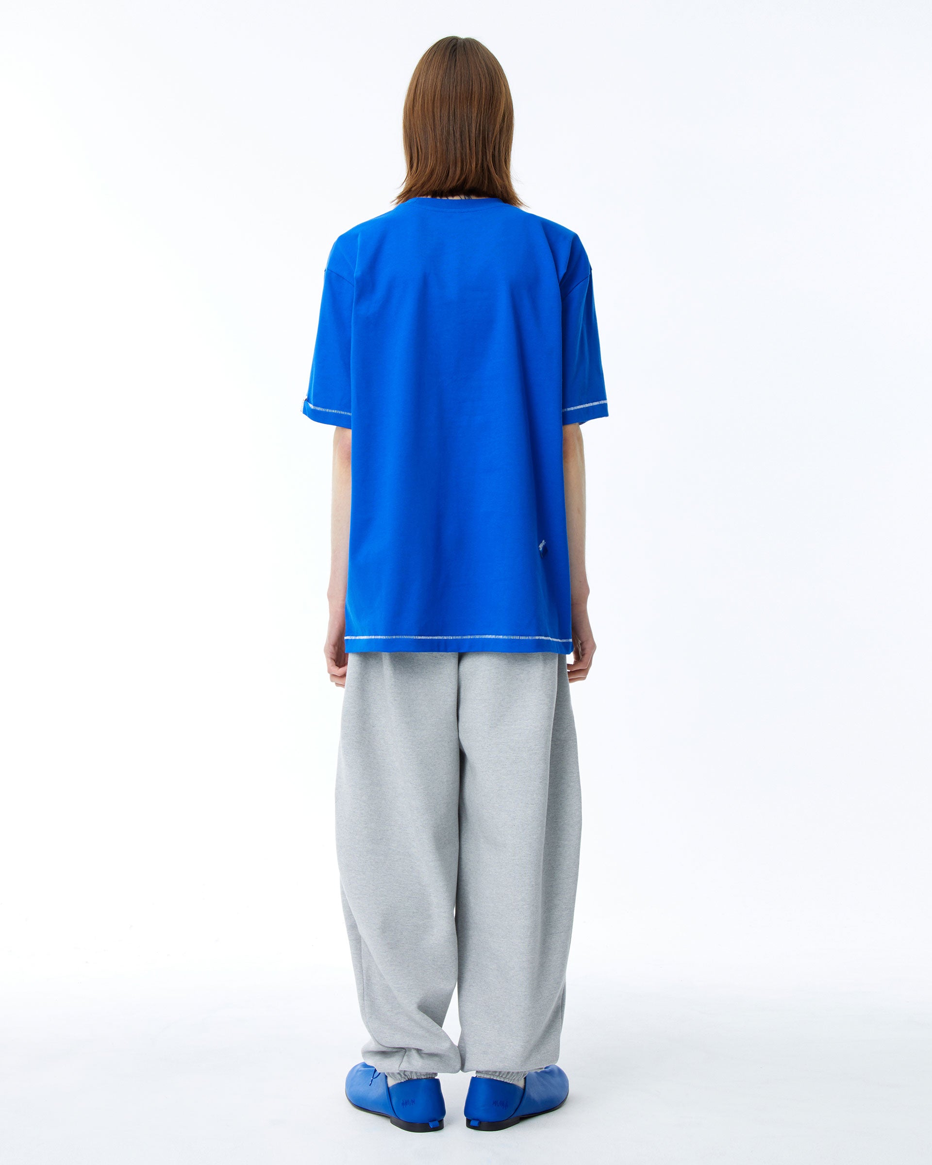 Ader Error - Caef logo t-shirt (Z-Blue) product image 5 | TRAB K-Fashion Australia