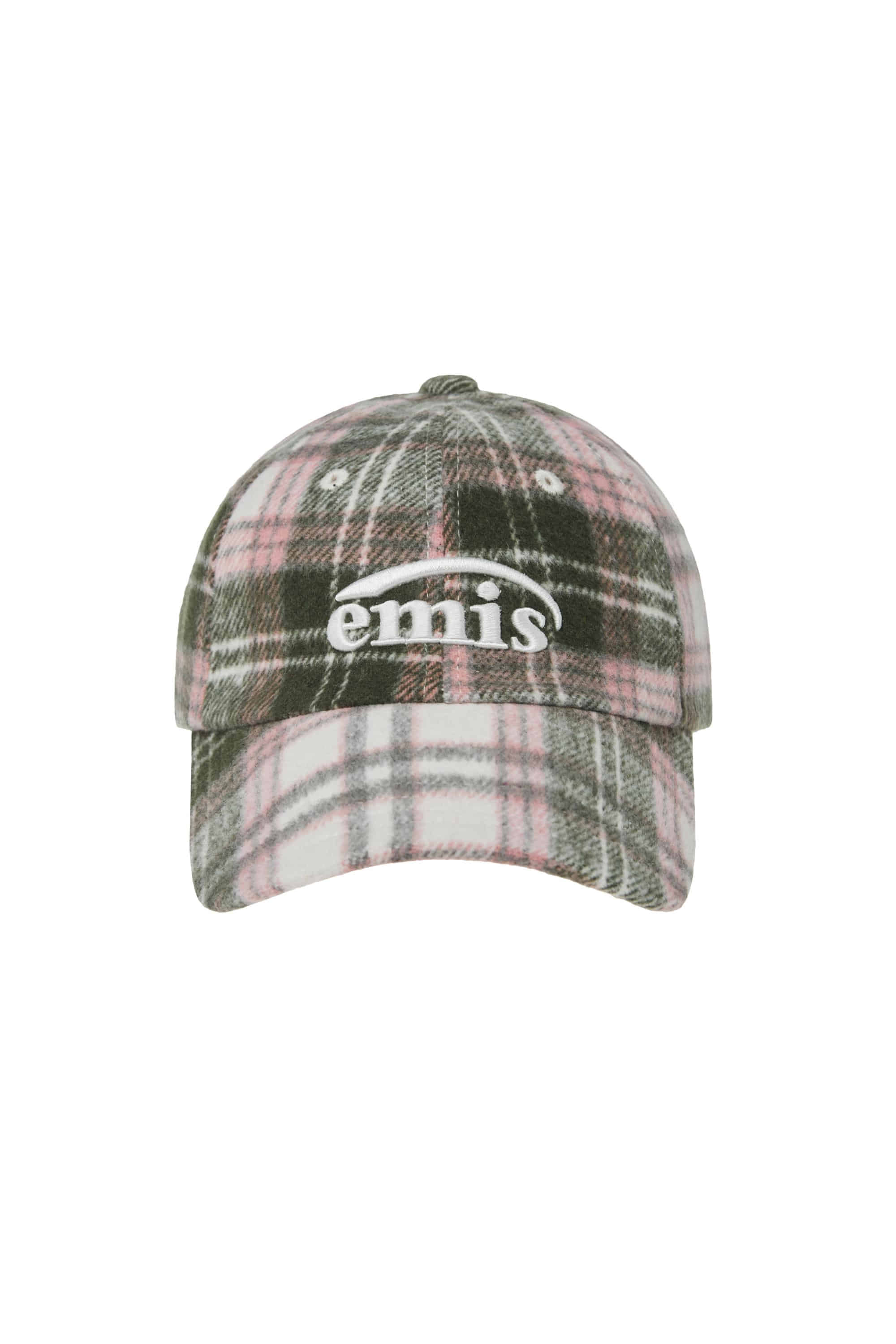 Emis - Multi Color Check Ball Cap (Pink) product image 1 | TRAB K-Fashion Australia