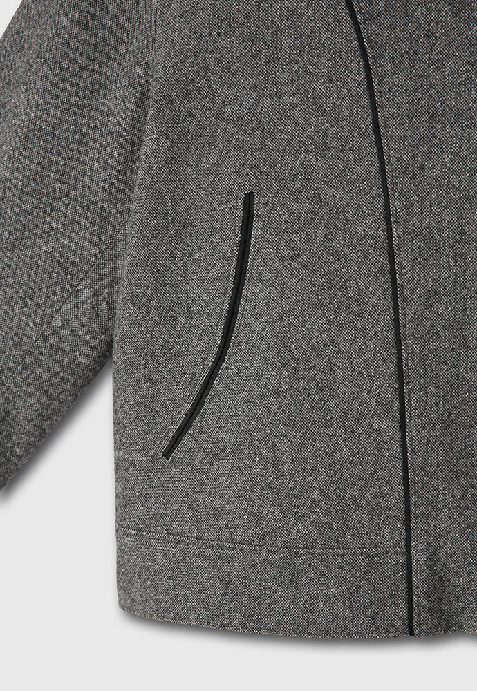 Tonywack - Caviar Wool Flannel Piping Western Jacket (Tweed Grey) product image 12 | TRAB K-Fashion Australia