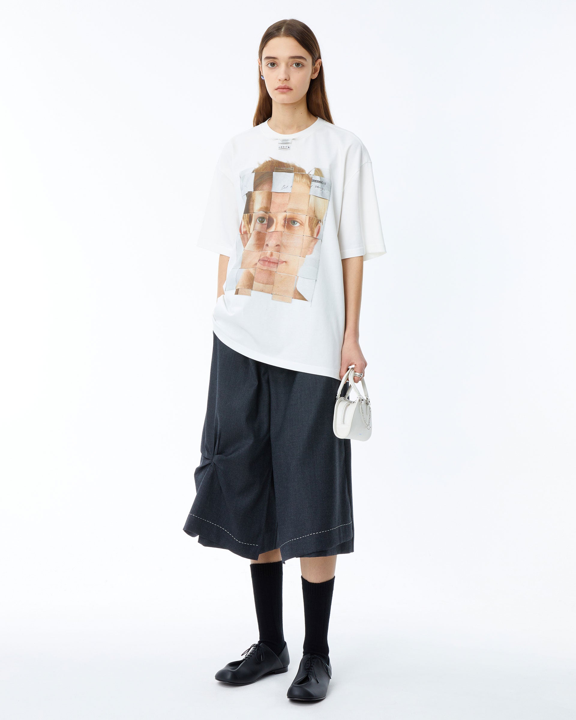 Ader Error - Montage t-shirt 01 (Off white) product image 1 | TRAB K-Fashion Australia