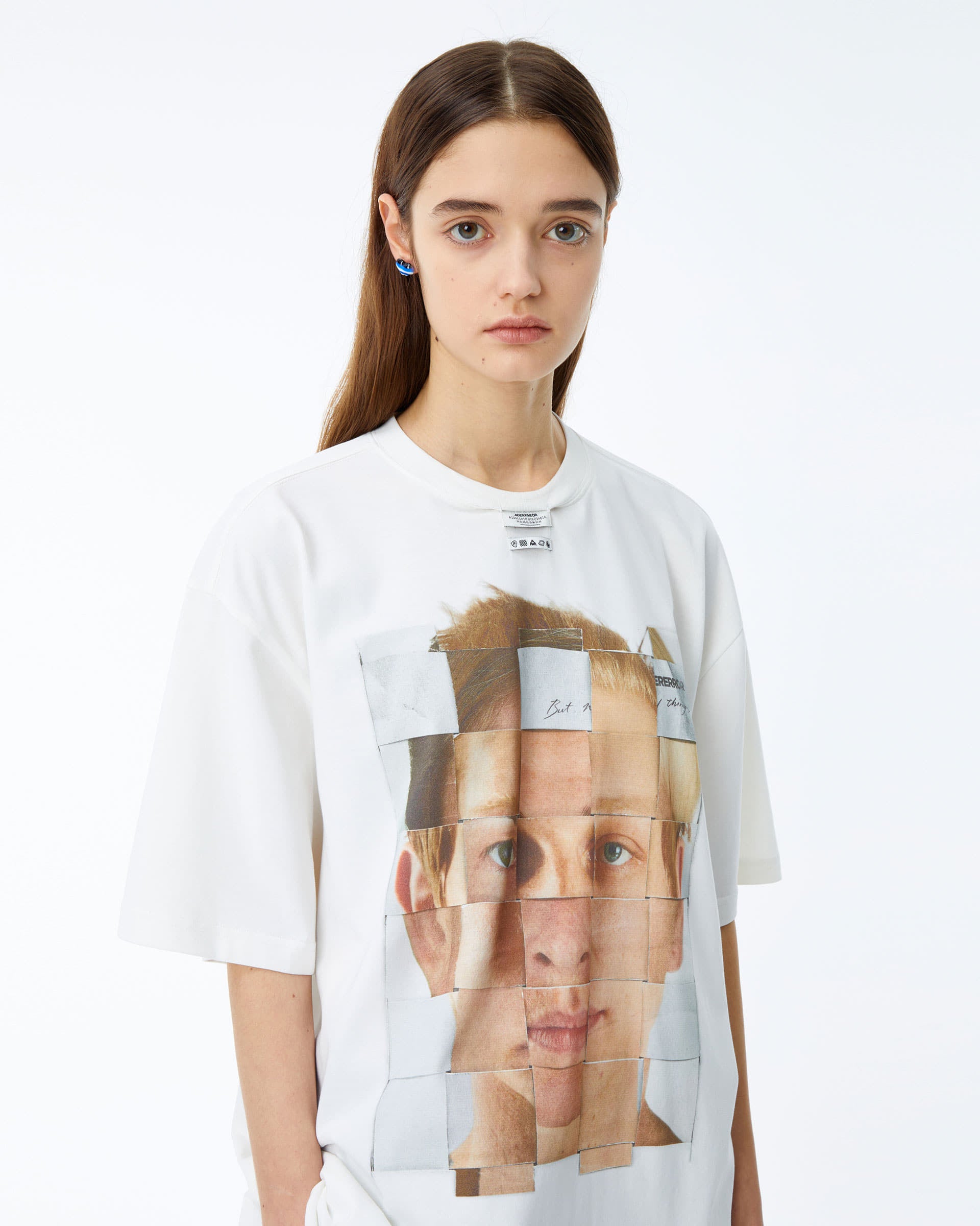 Ader Error - Montage t-shirt 01 (Off white) product image 2 | TRAB K-Fashion Australia