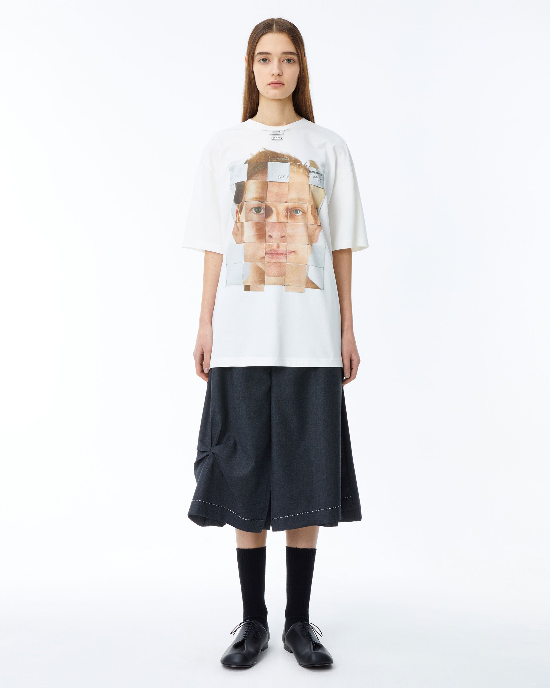 Ader Error - Montage t-shirt 01 (Off white) product image 3 | TRAB K-Fashion Australia