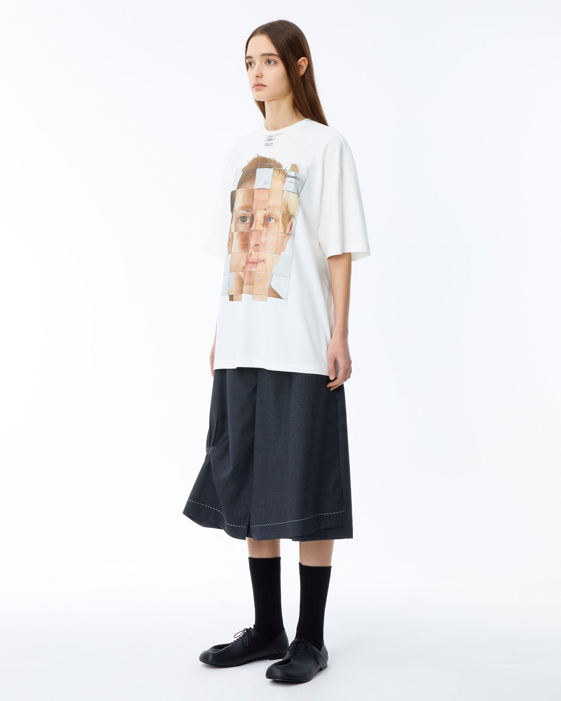 Ader Error - Montage t-shirt 01 (Off white) product image 4 | TRAB K-Fashion Australia