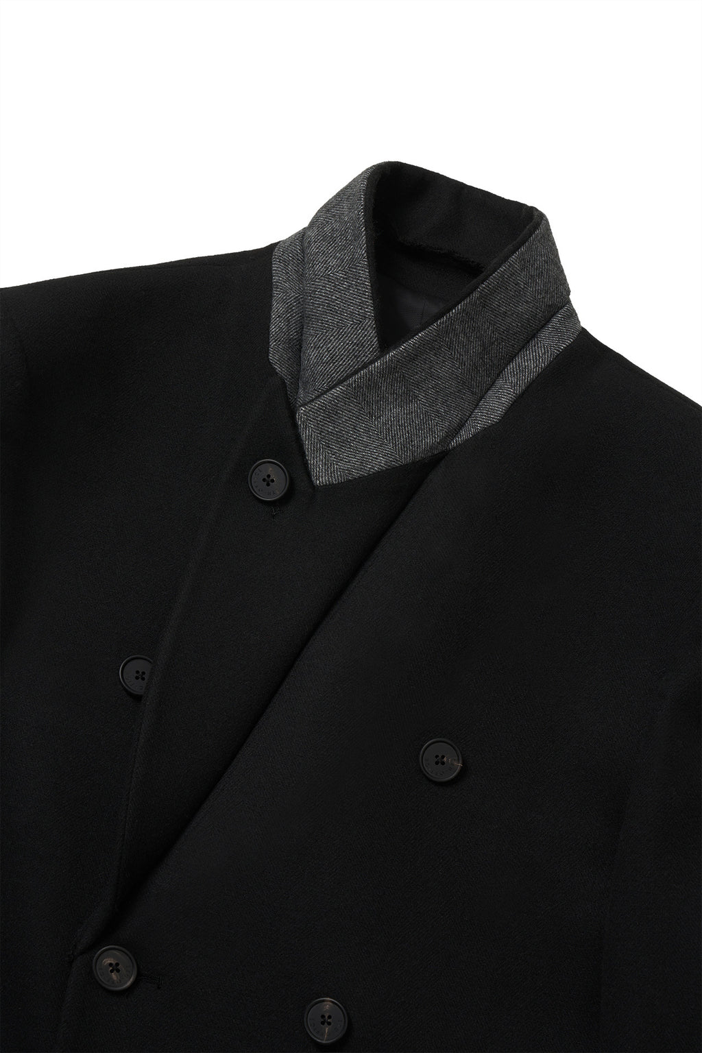 STU - Inverted Double Coat In (Black) product image 20 | TRAB K-Fashion Australia