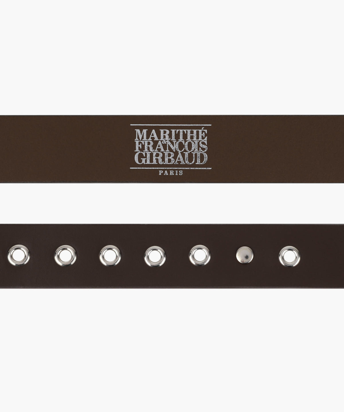 Marithe & Francois Girbaud - Eyelet Buckle Belt (Brown) product image 3 | TRAB K-Fashion Australia