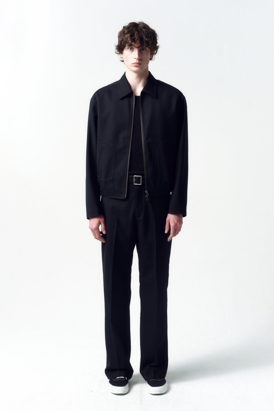 Insilence - Wool Drizzler Blouson (Black) product image 5 | TRAB K-Fashion Australia