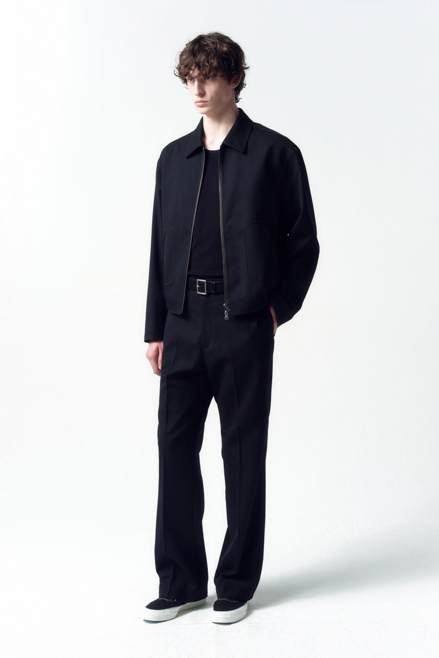 Insilence - Wool Drizzler Blouson (Black) product image 7 | TRAB K-Fashion Australia