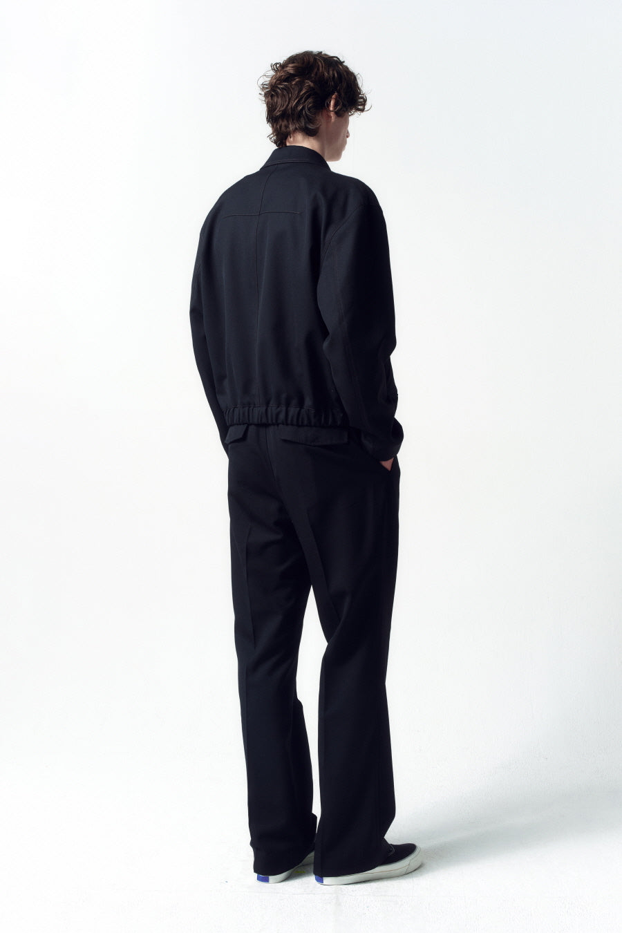 Insilence - Wool Semi Flare Pants (Black) product image 6 | TRAB K-Fashion Australia