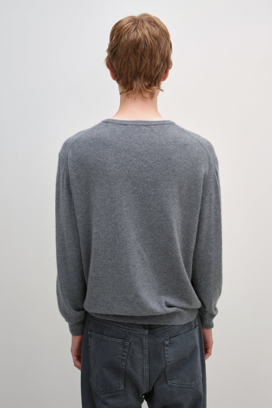 Insilence - Raccoon Crew Neck Knit (Grey) product image 6 | TRAB K-Fashion Australia