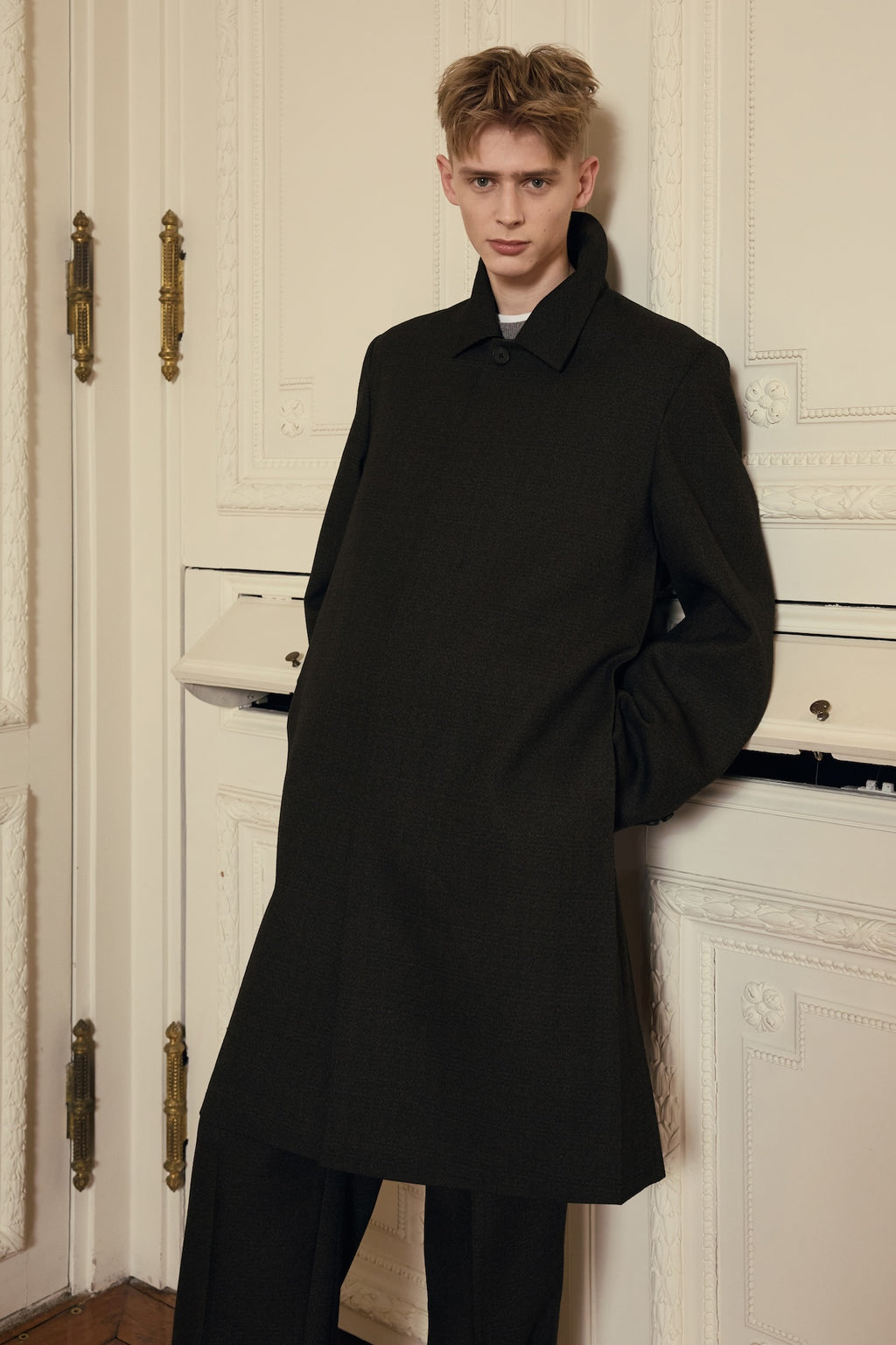 STU - Crease Mac Coat (Brown) product image 15 | TRAB K-Fashion Australia