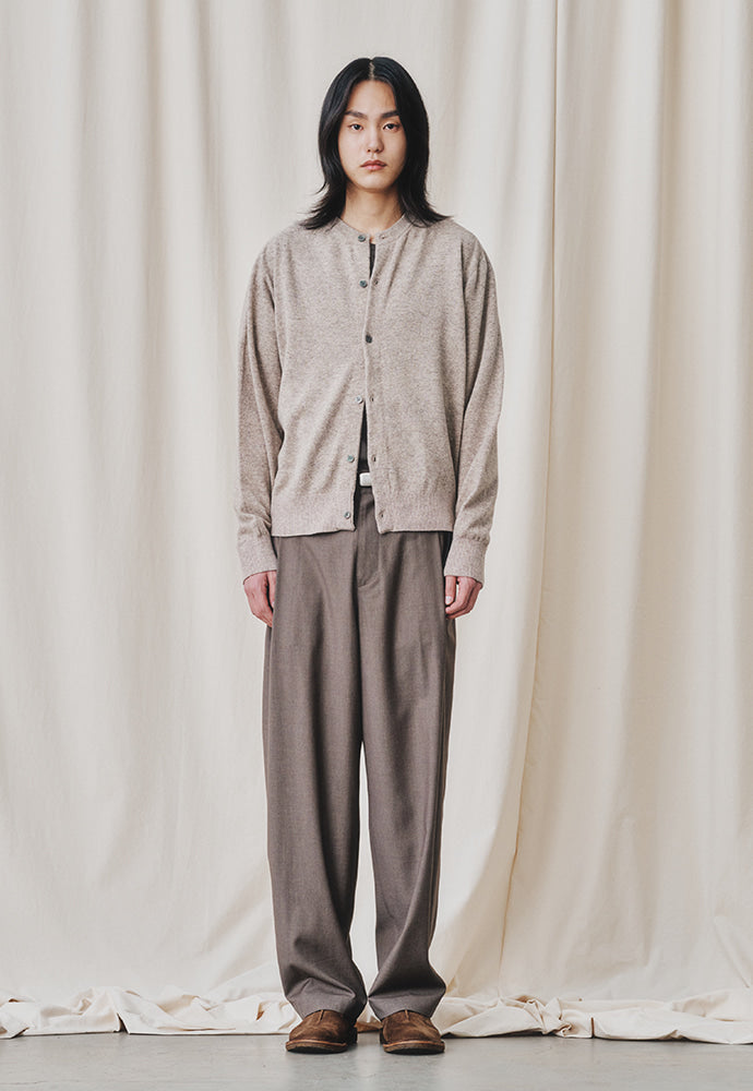 Art if acts - Wool Side Two Tuck Pants (Brown) product image 3 | TRAB K-Fashion Australia