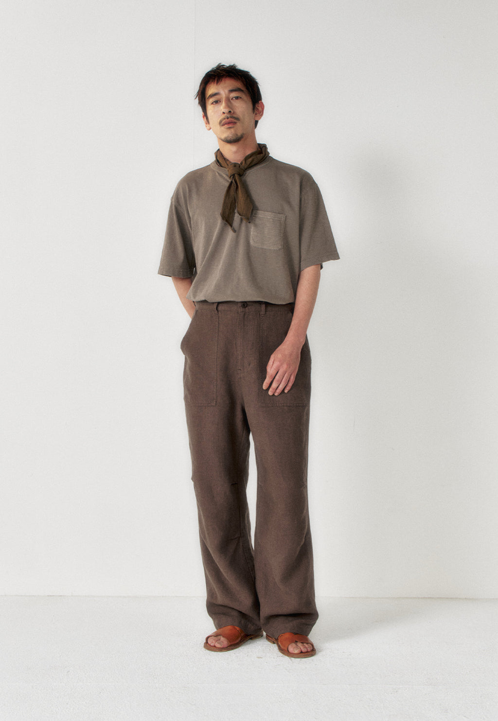 Art if acts - Linen Parachute Pants (Wood) product image 4 | TRAB K-Fashion Australia