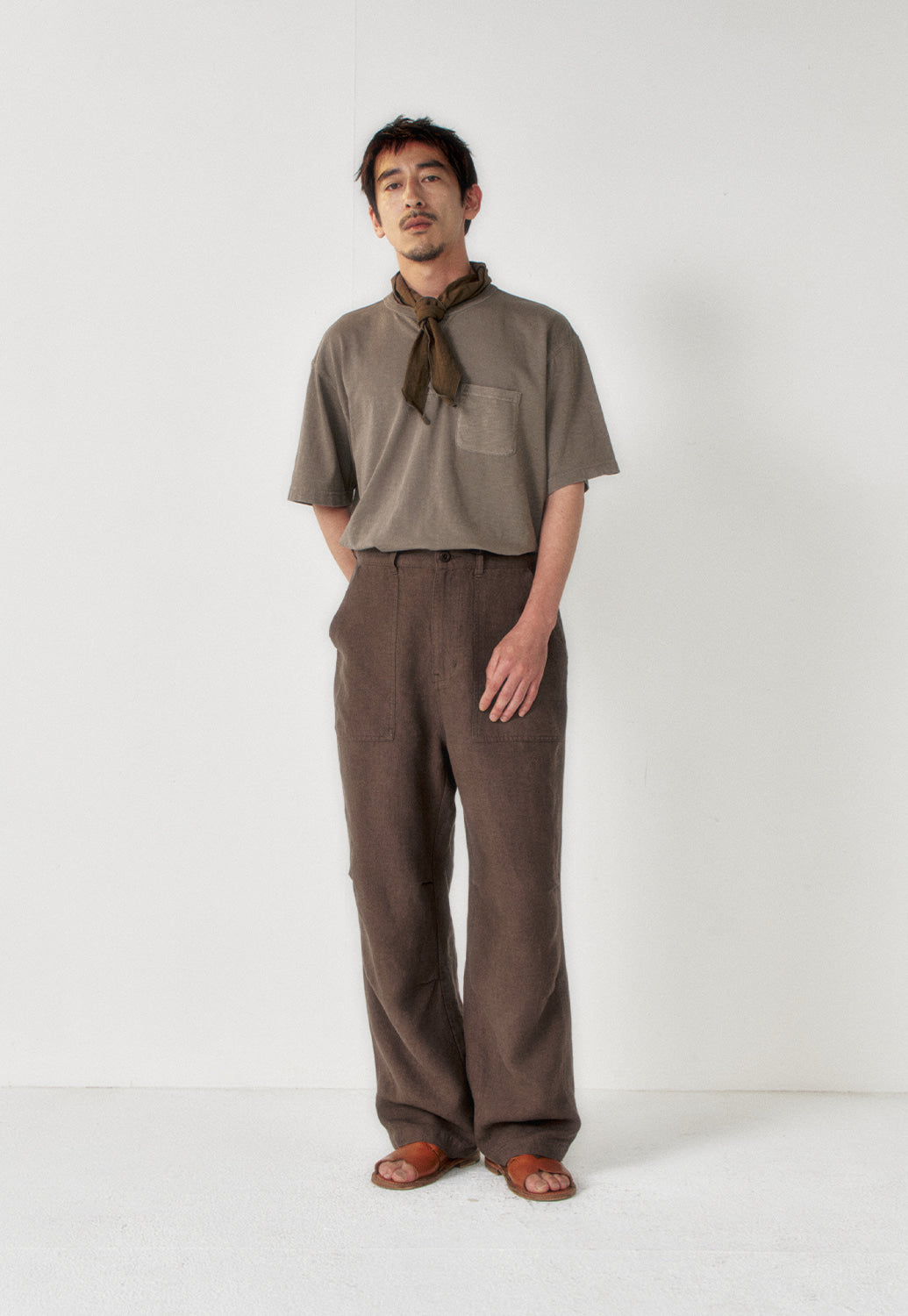 Art if acts - Linen Parachute Pants (Wood) product image 4 | TRAB K-Fashion Australia