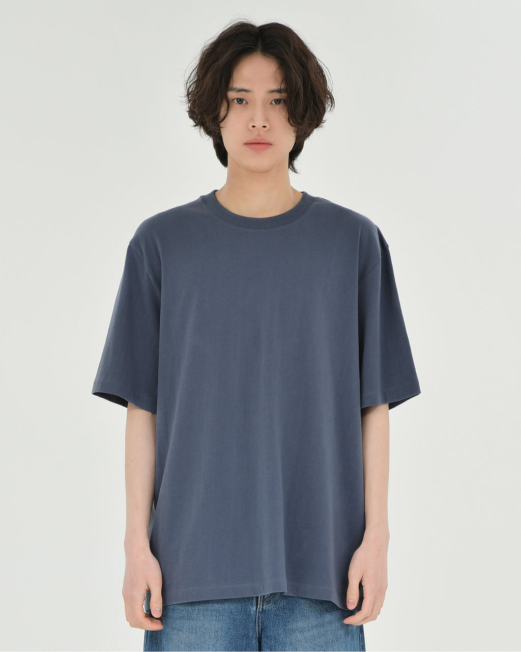Brownyard - Essential T Shirt (Blue Grey) product image 1 | TRAB K-Fashion Australia