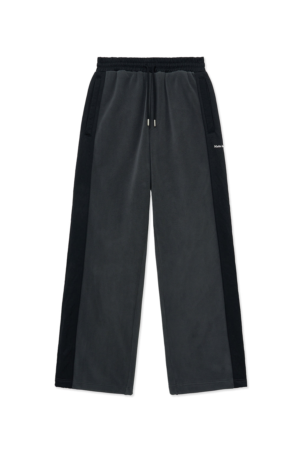 Matin Kim - Sherpa Fleece Drawstring Pants (Charcoal) product image 1 | TRAB K-Fashion Australia