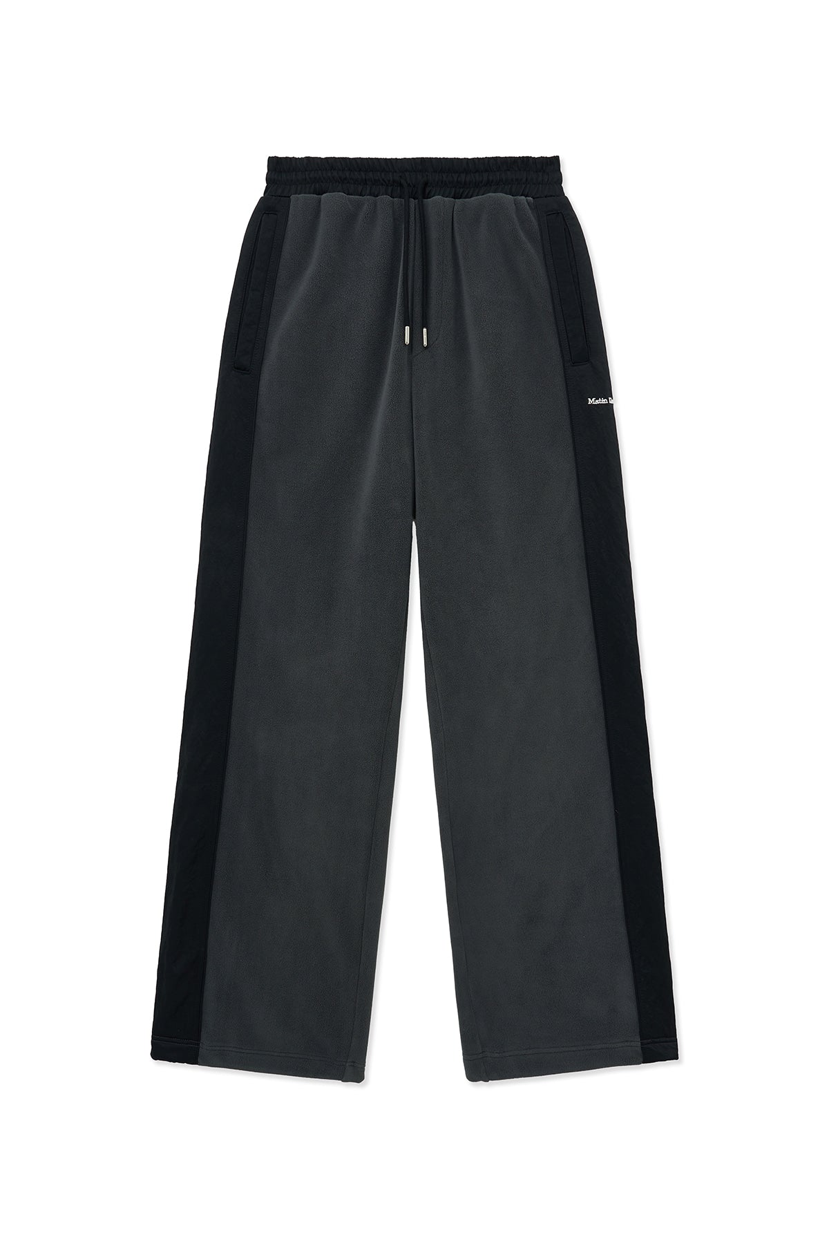 Matin Kim - Sherpa Fleece Drawstring Pants (Charcoal) product image 1 | TRAB K-Fashion Australia
