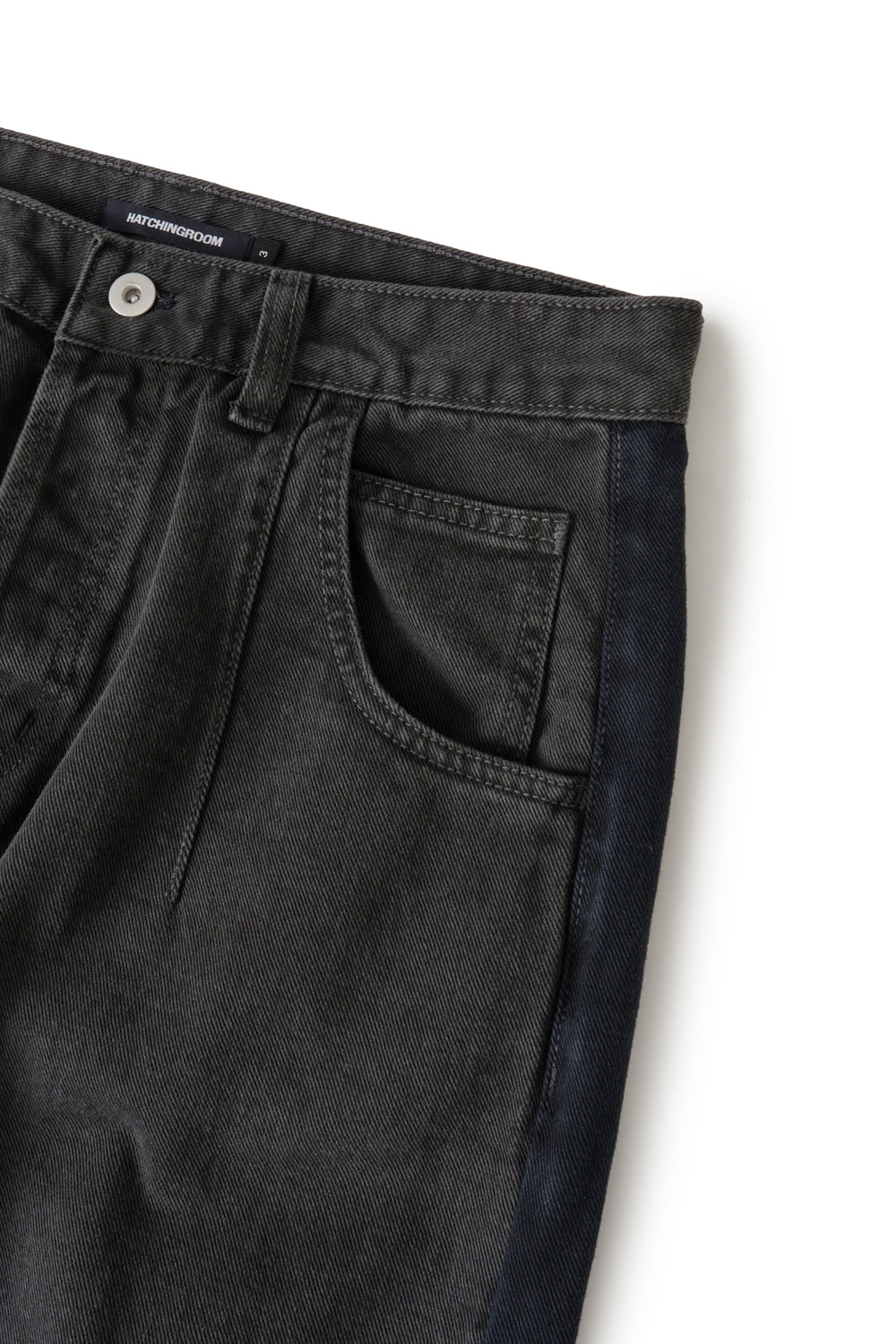 Hatchingroom - Two Face Jeans Dyed (Charcoal/Dark Navy) product image 3 | TRAB K-Fashion Australia
