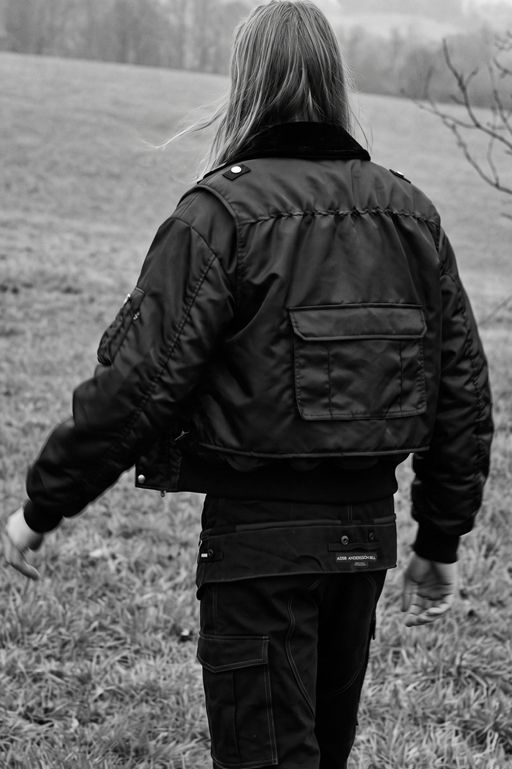 Andersson Bell - Andersson Bell X Alpha Industries Flight Vest (Black) product image 3 | TRAB K-Fashion Australia