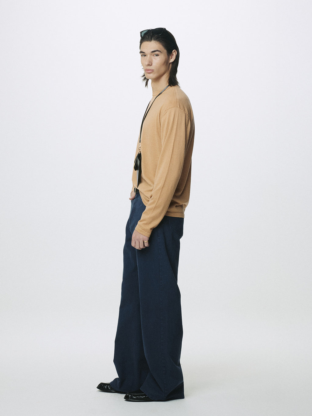 Tonywack - Feather-Weight Wool Longsleeve Knit (Custard Beige) product image 3 | TRAB K-Fashion Australia