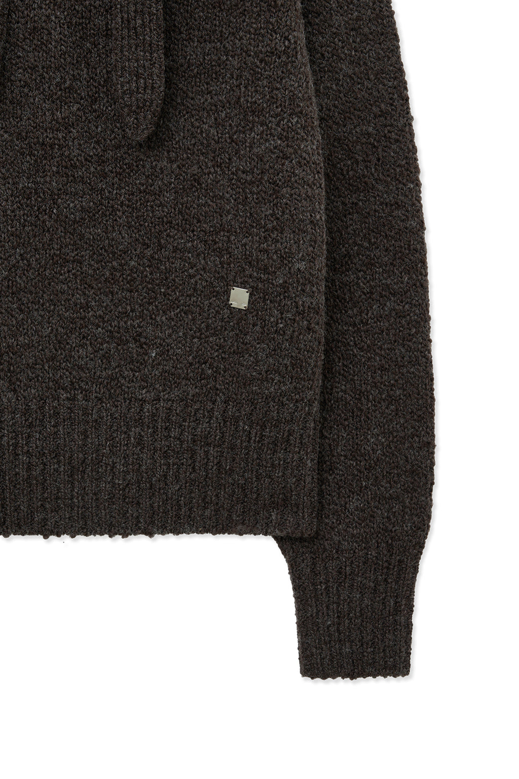 Matin Kim - Muffler Point Hoody Pullover (Brown) product image 5 | TRAB K-Fashion Australia