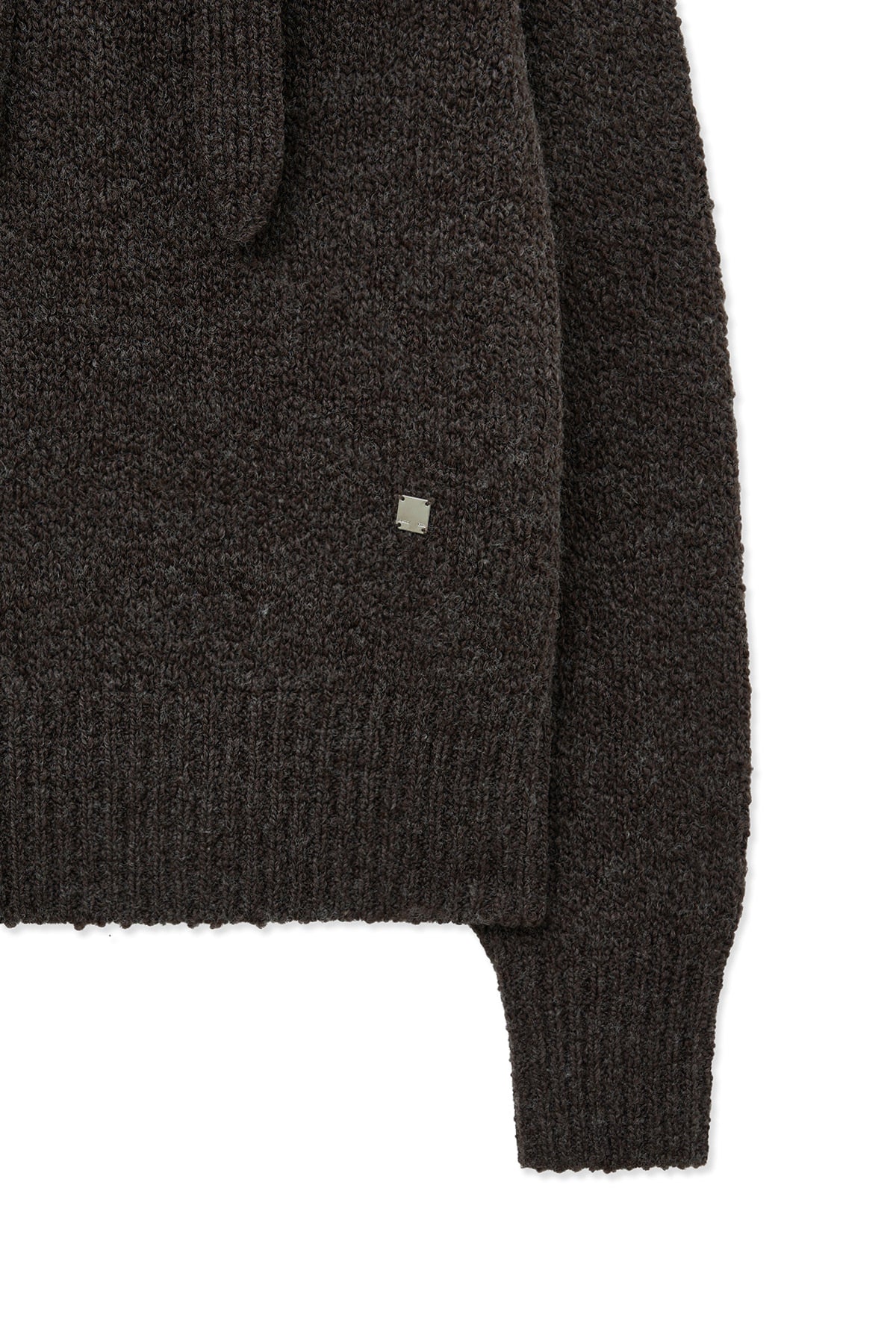 Matin Kim - Muffler Point Hoody Pullover (Brown) product image 5 | TRAB K-Fashion Australia