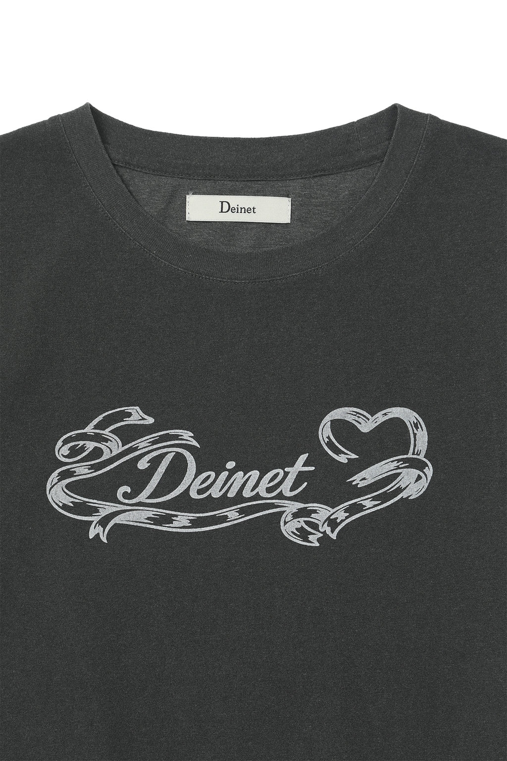 Deinet - Ruffle Washed T-Shirt (Charcoal) product image 12 | TRAB K-Fashion Australia