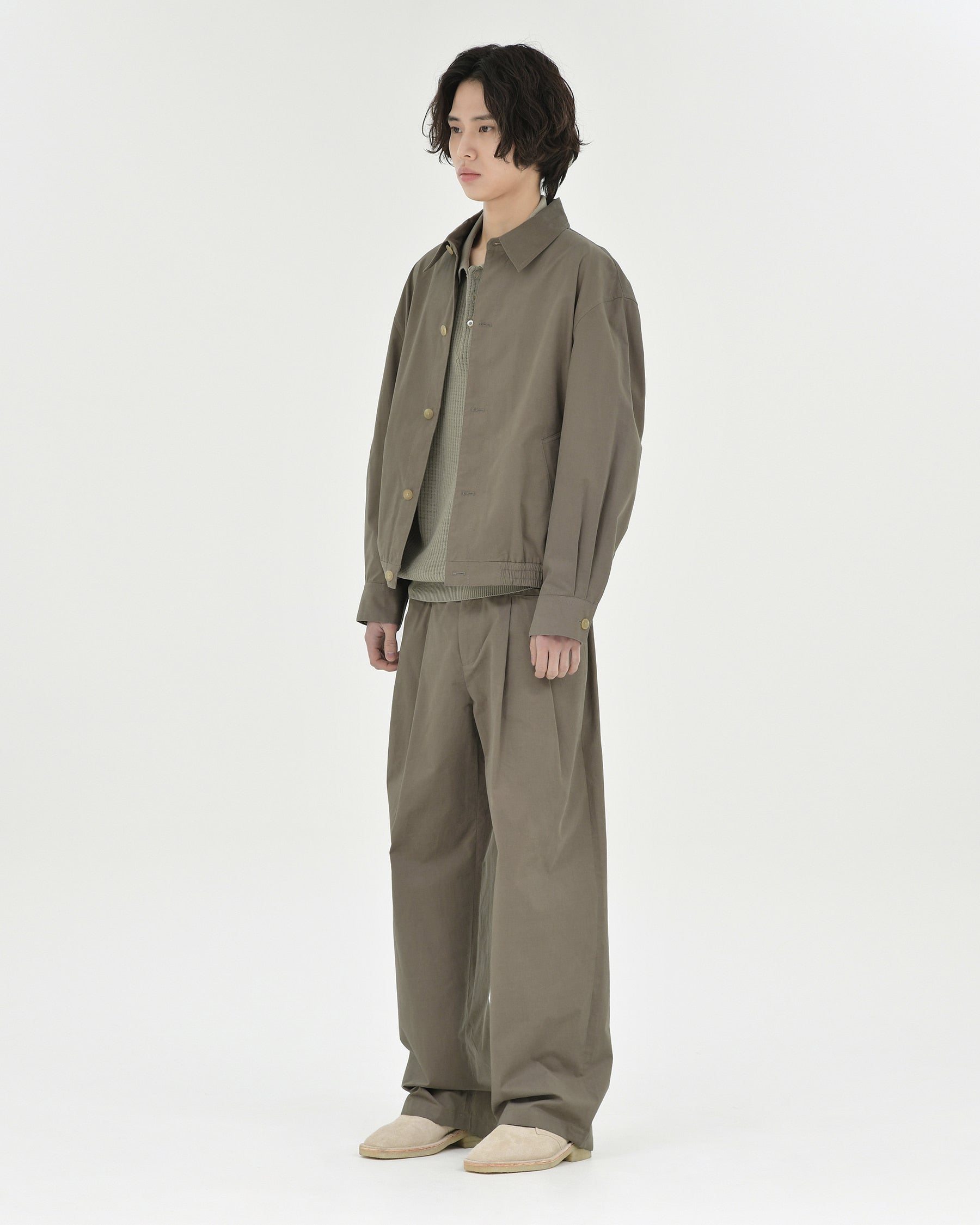 Brownyard - Shirt Blouson (Brown) product image 2 | TRAB K-Fashion Australia