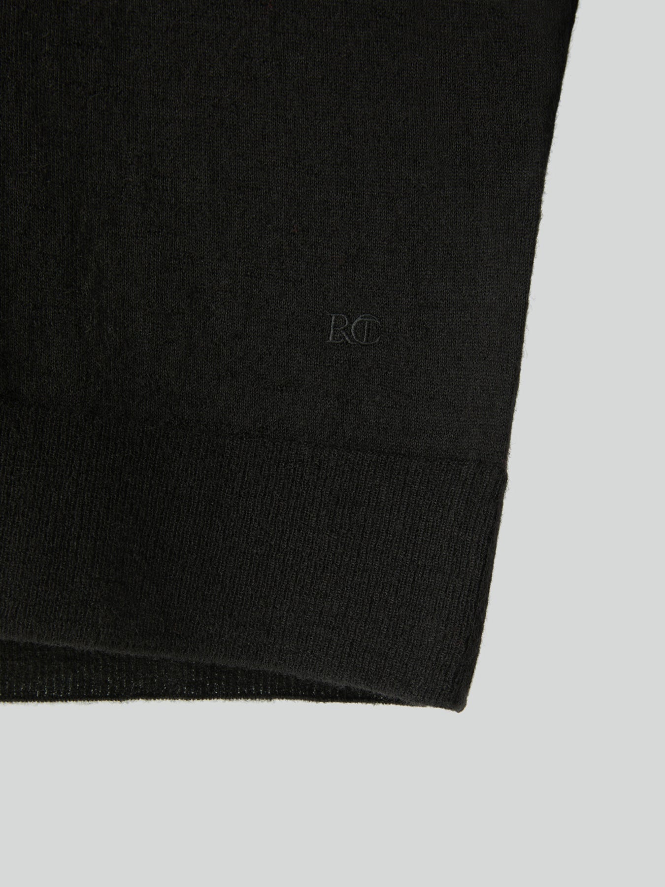 Recto - Rc Sheer Knit Top (Black) product image 12 | TRAB K-Fashion Australia