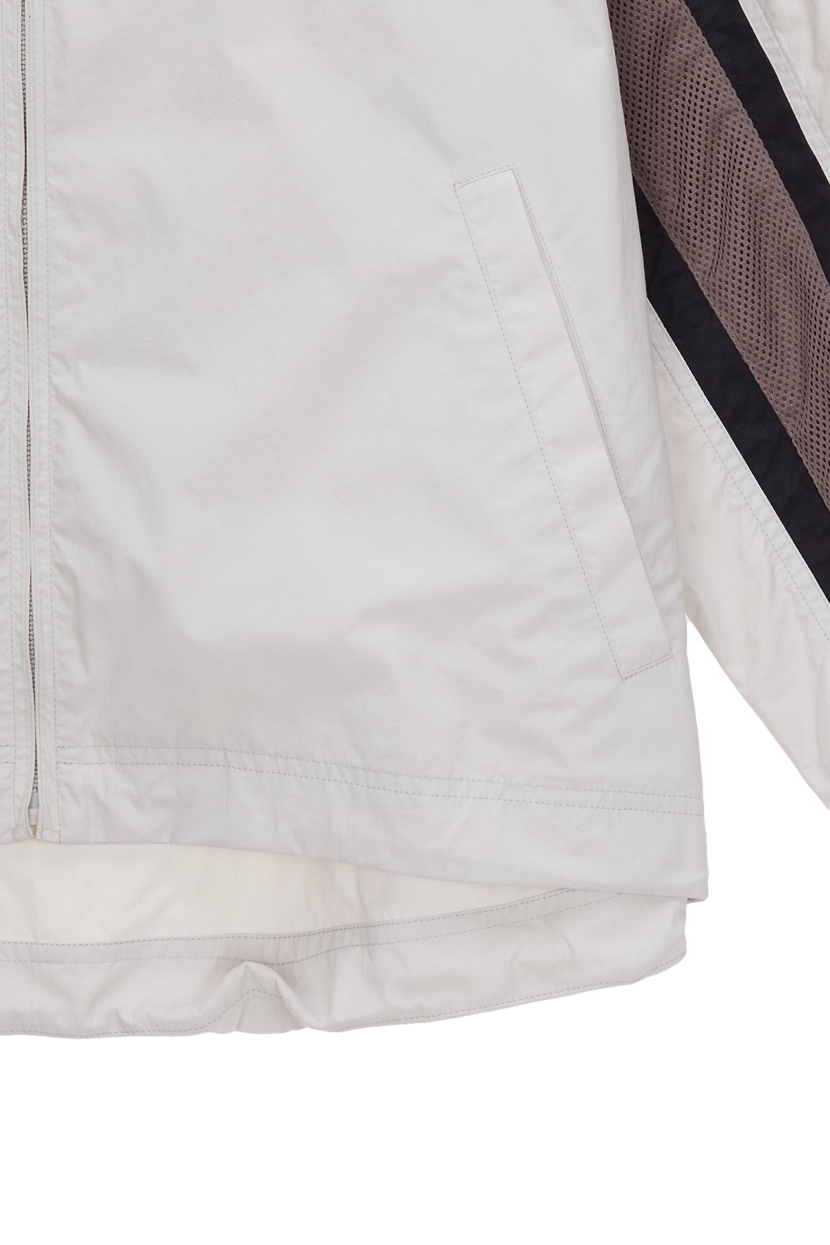 Matin Kim - Mesh Mix Racing Jumper (Light Beige) product image 4 | TRAB K-Fashion Australia