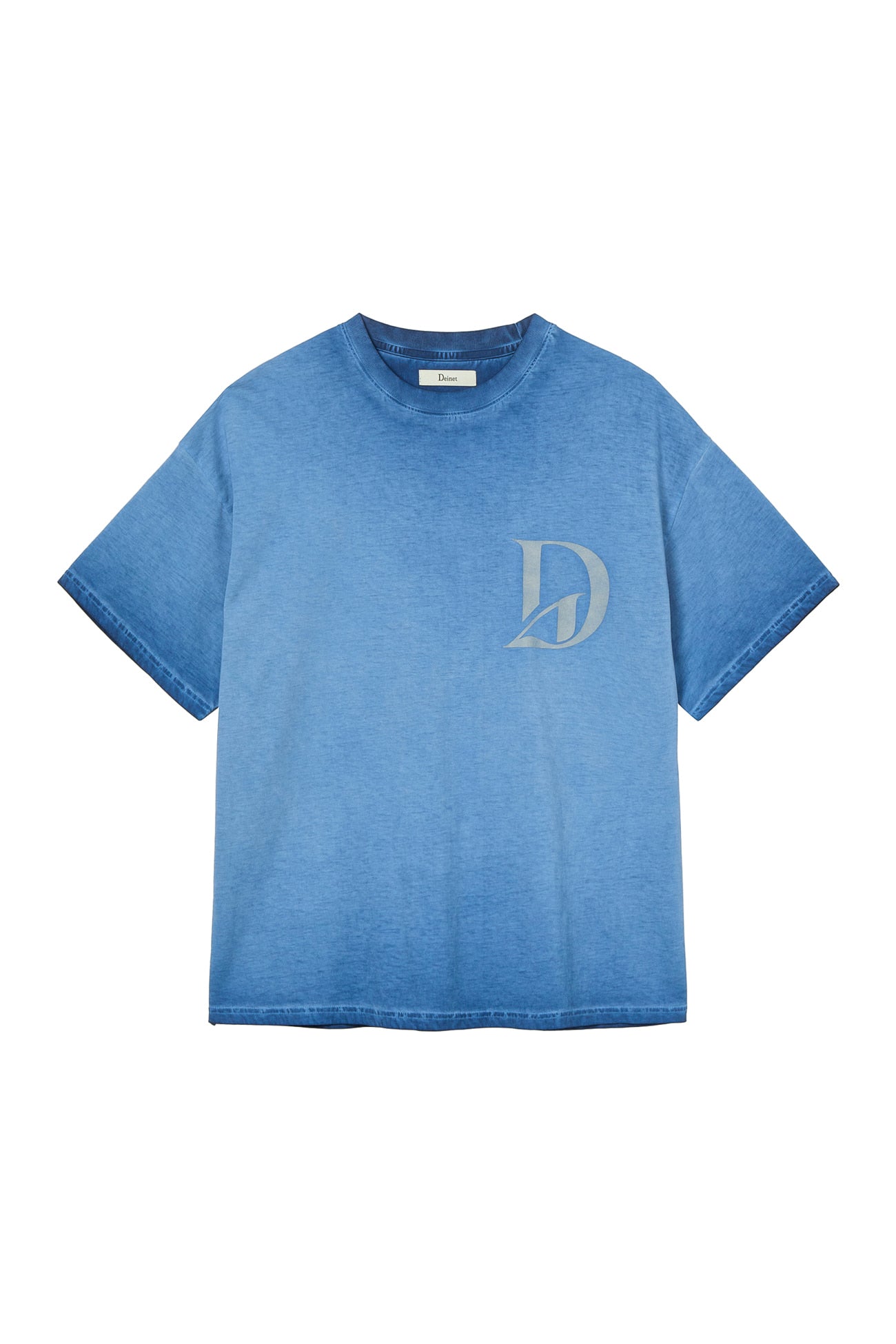 Deinet - Washed Logo T-Shirt (Blue) product image 1 | TRAB K-Fashion Australia