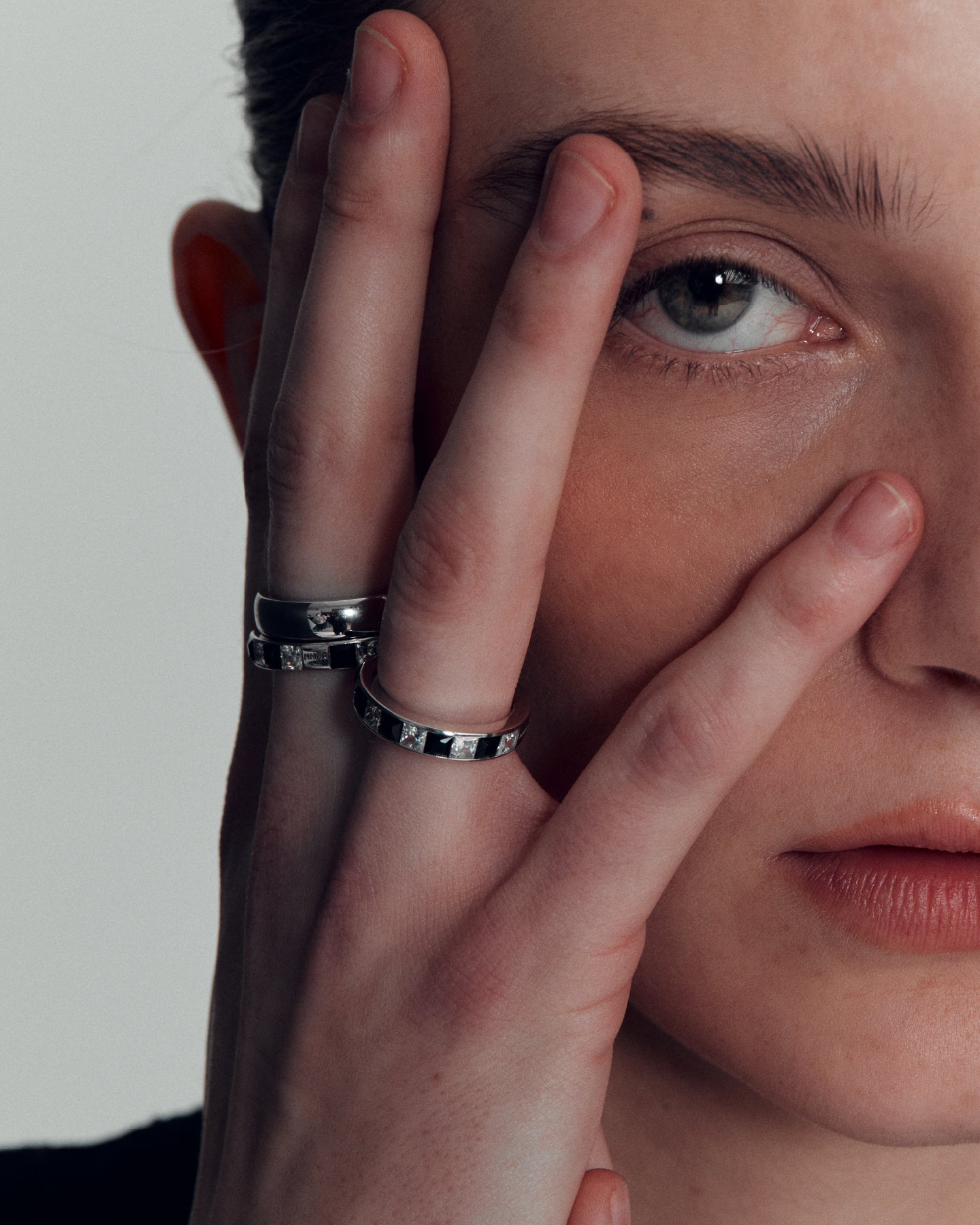 Numbering - Square N-dia Ring #7406 product image 3 | TRAB K-Fashion Australia