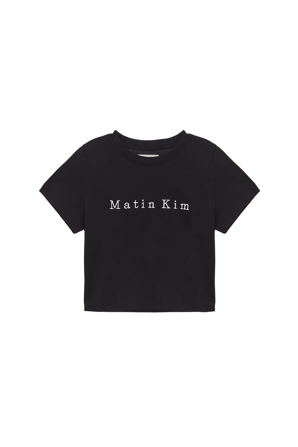Matin Kim - Matin Embroidery Logo Crop Top (Light Yellow) product image 14 | TRAB K-Fashion Australia