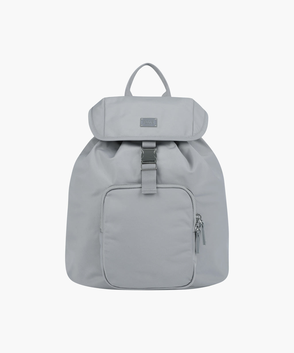 Marithe & Francois Girbaud - Classic Logo One Pocket Backpack (Gray) product image 1 | TRAB K-Fashion Australia