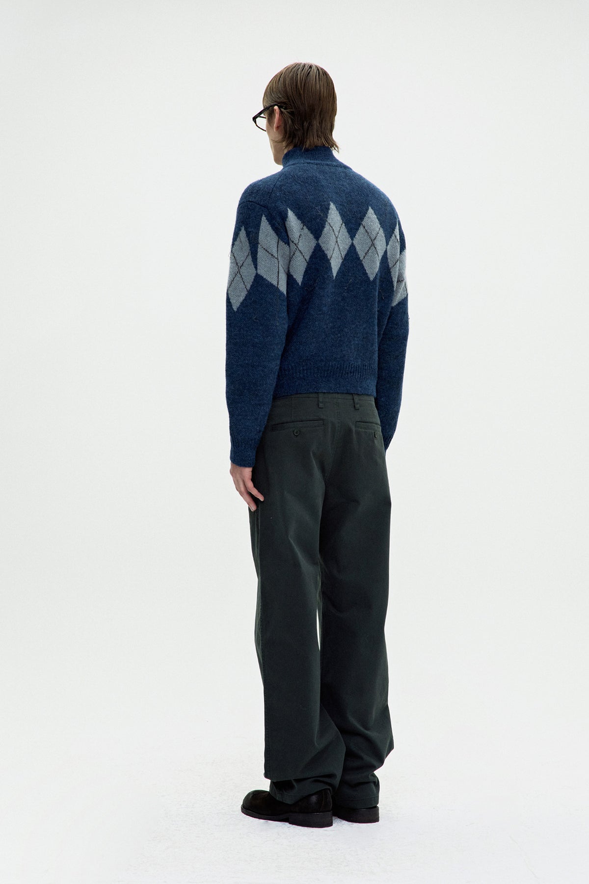 Coor - Relaxed Cotton Washed Chino Pants (Dark Navy) product image 4 | TRAB K-Fashion Australia