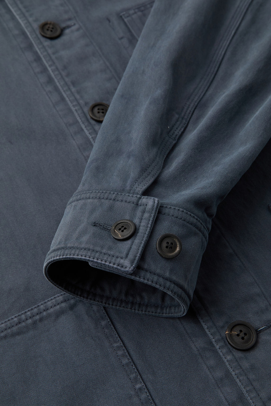 Coor - Dyed Moleskin Chore Jacket (Grayish Blue) product image 6 | TRAB K-Fashion Australia