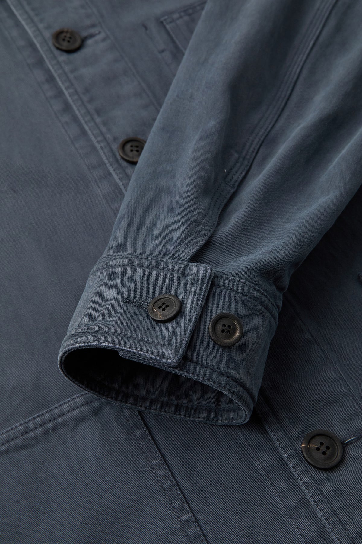 Coor - Dyed Moleskin Chore Jacket (Grayish Blue) product image 6 | TRAB K-Fashion Australia