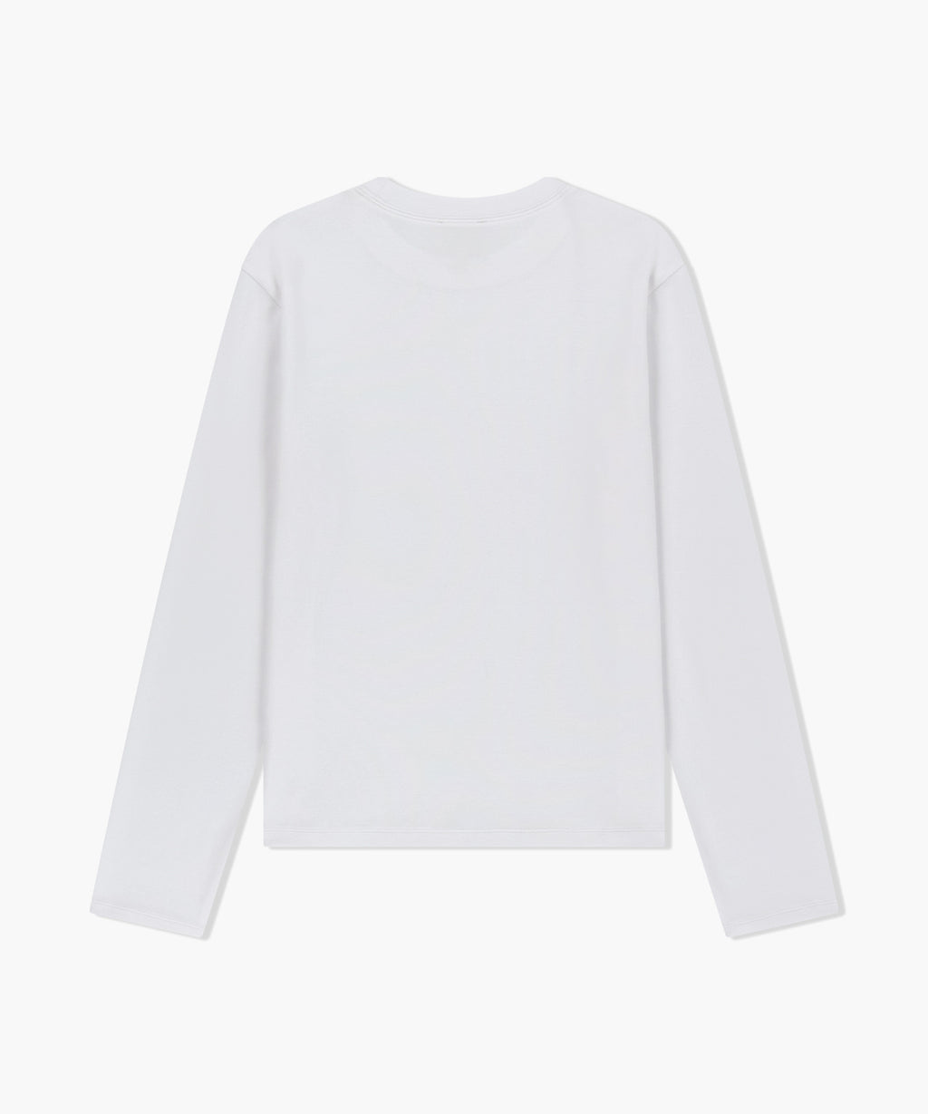 Marithe & Francois Girbaud - Basic Long Sleeve (White) product image 6 | TRAB K-Fashion Australia