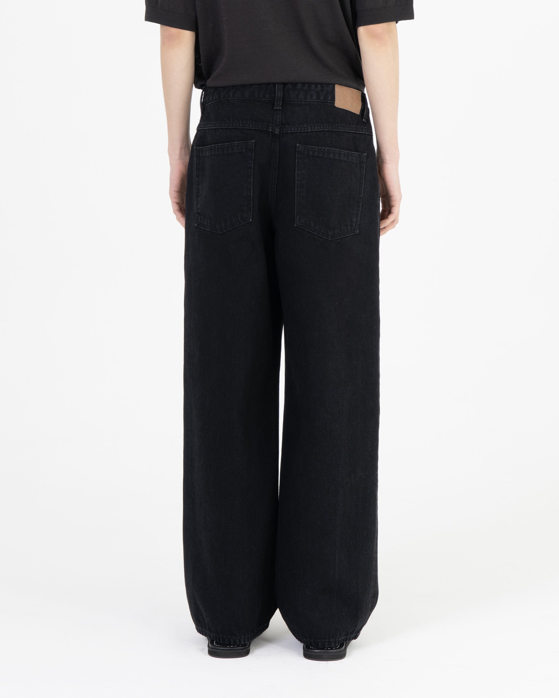 Brownyard - Wide Denim (Black) product image 2 | TRAB K-Fashion Australia