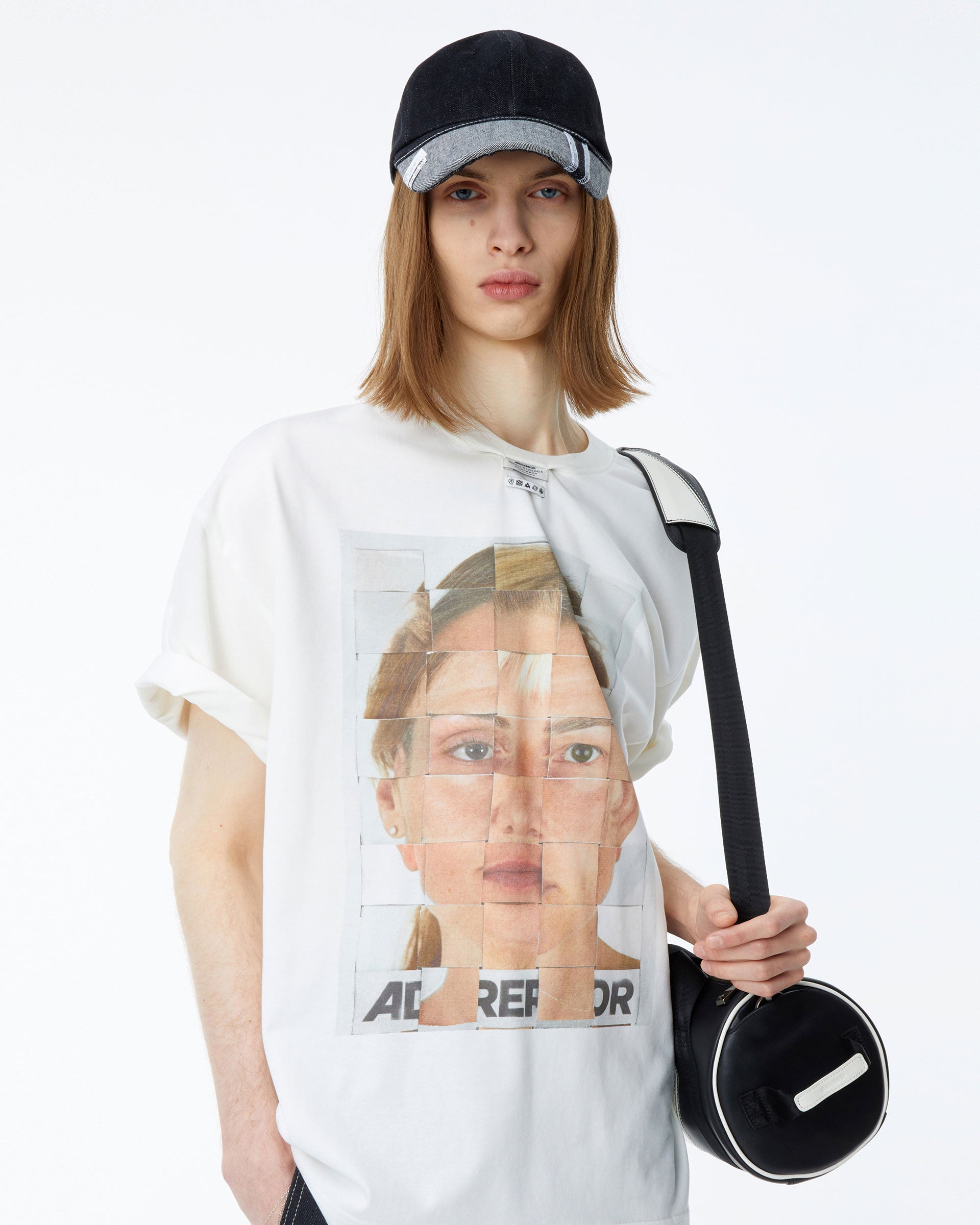 Ader Error - Montage t-shirt 02 (Off white) product image 2 | TRAB K-Fashion Australia