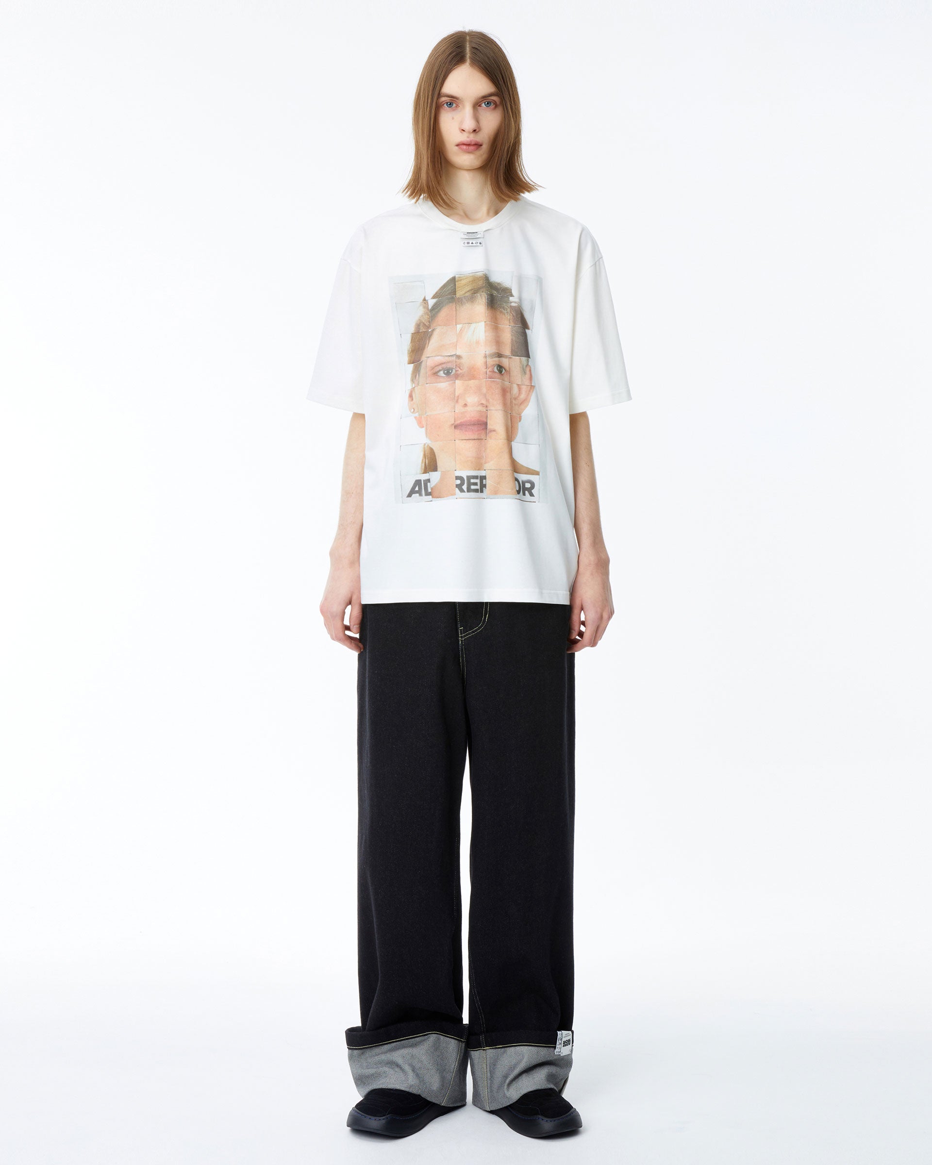 Ader Error - Montage t-shirt 02 (Off white) product image 3 | TRAB K-Fashion Australia