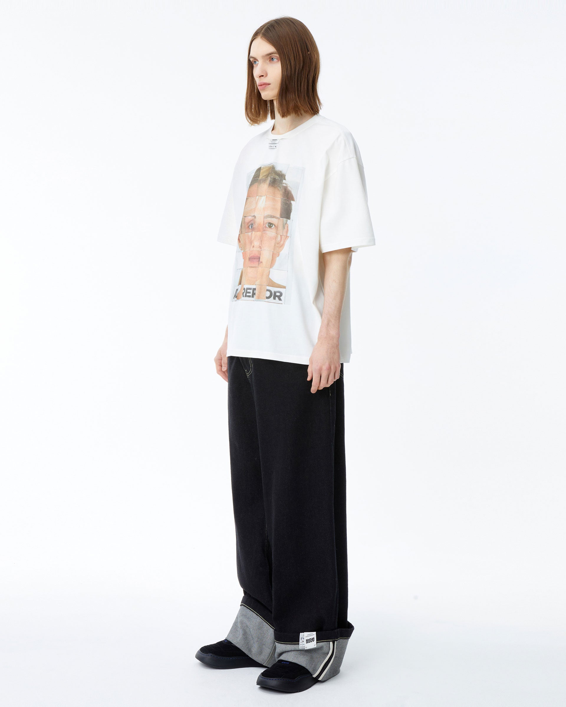 Ader Error - Montage t-shirt 02 (Off white) product image 4 | TRAB K-Fashion Australia