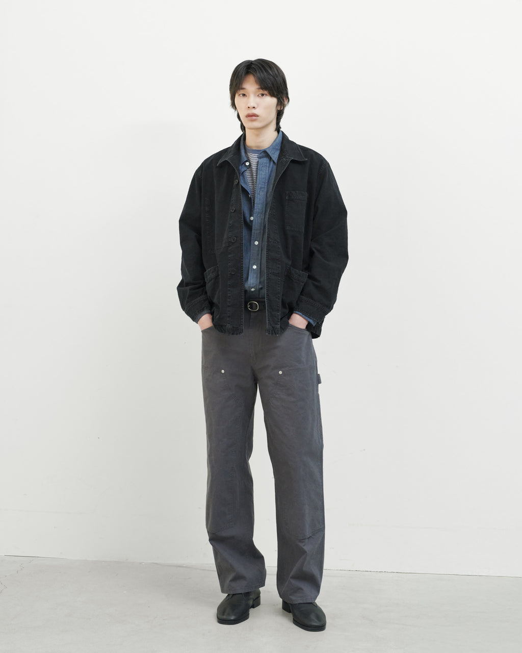 Brownyard - Washed Work Jacket (Black) product image 2 | TRAB K-Fashion Australia