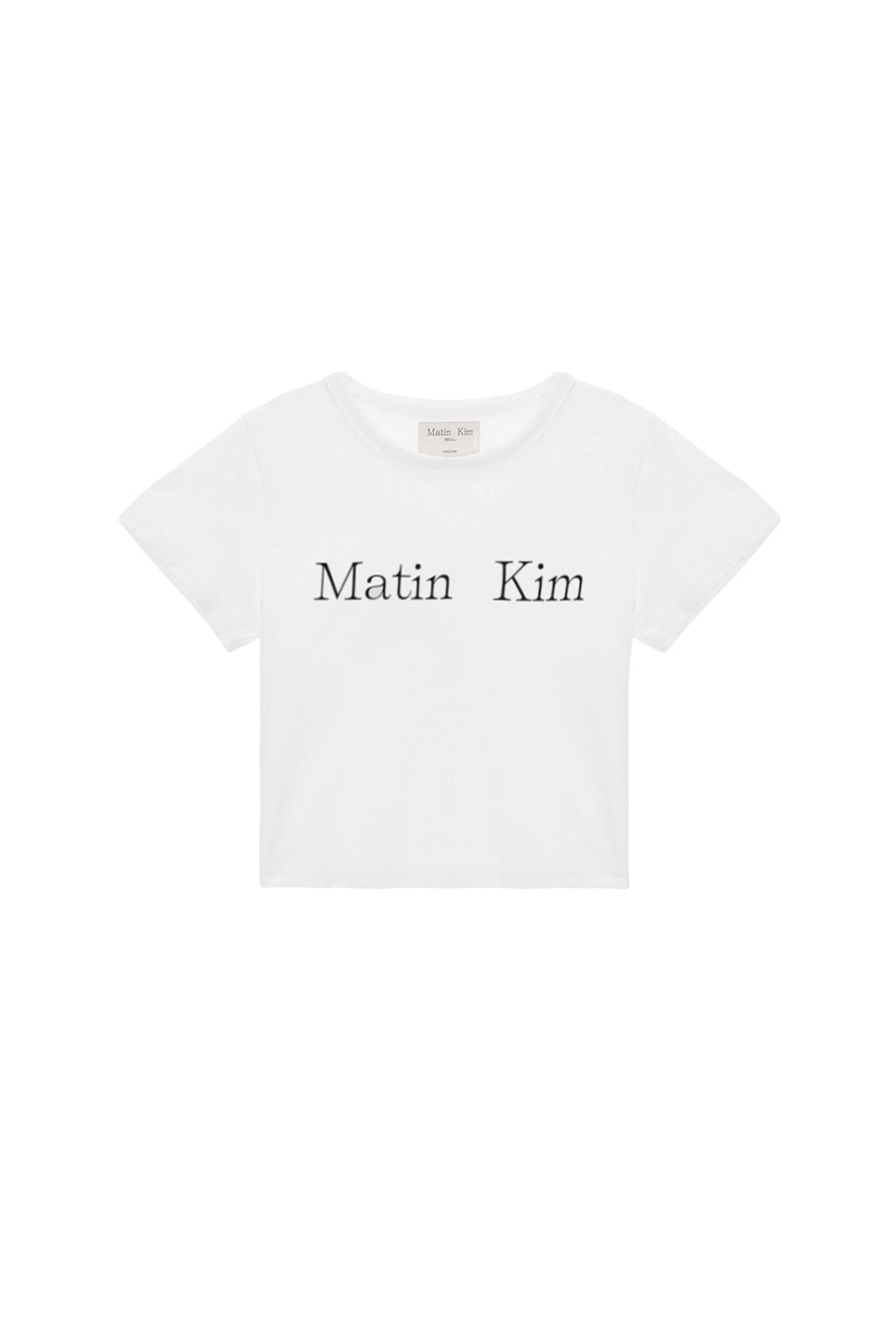 Matin Kim - Logo Crop Top (Pink) product image 6 | TRAB K-Fashion Australia