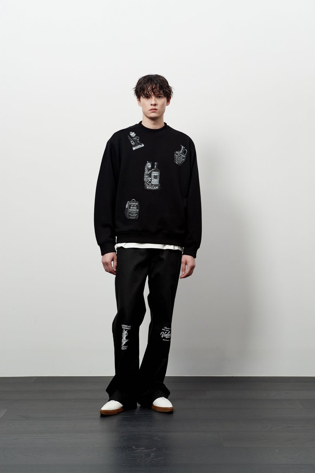 Stu - Printing Sweatshirt (Black) product image 5 | TRAB K-Fashion Australia