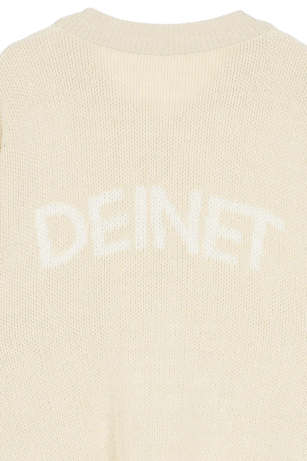 Deinet - D Jacquard Long Knit Zip-Up (Beige) product image 17 | TRAB K-Fashion Australia