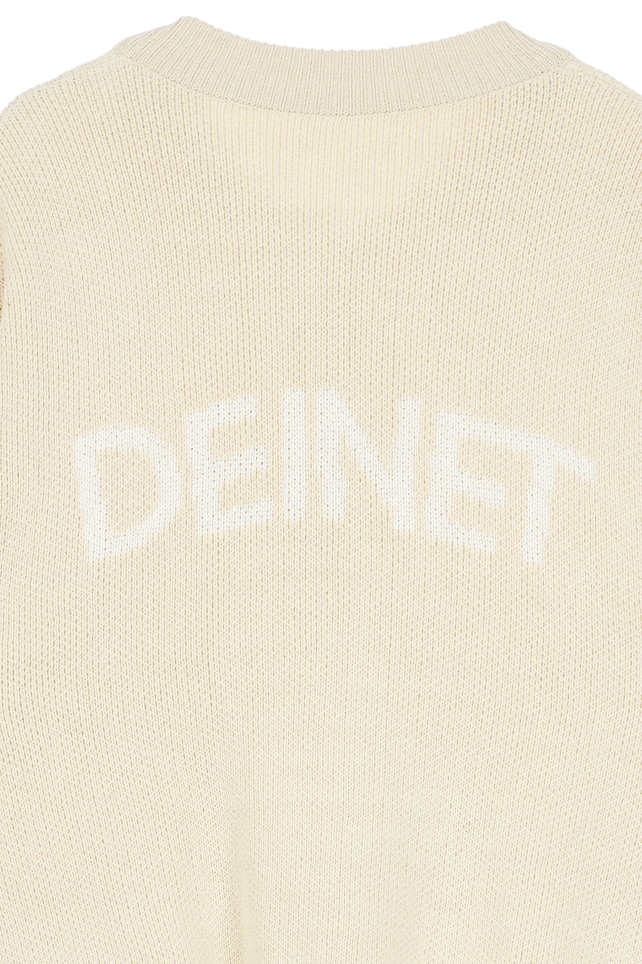 Deinet - D Jacquard Long Knit Zip-Up (Beige) product image 17 | TRAB K-Fashion Australia